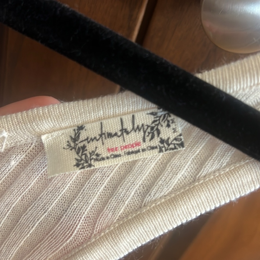 Free People Ribbed Razor Backless Tank Top - Picture 2 of 3